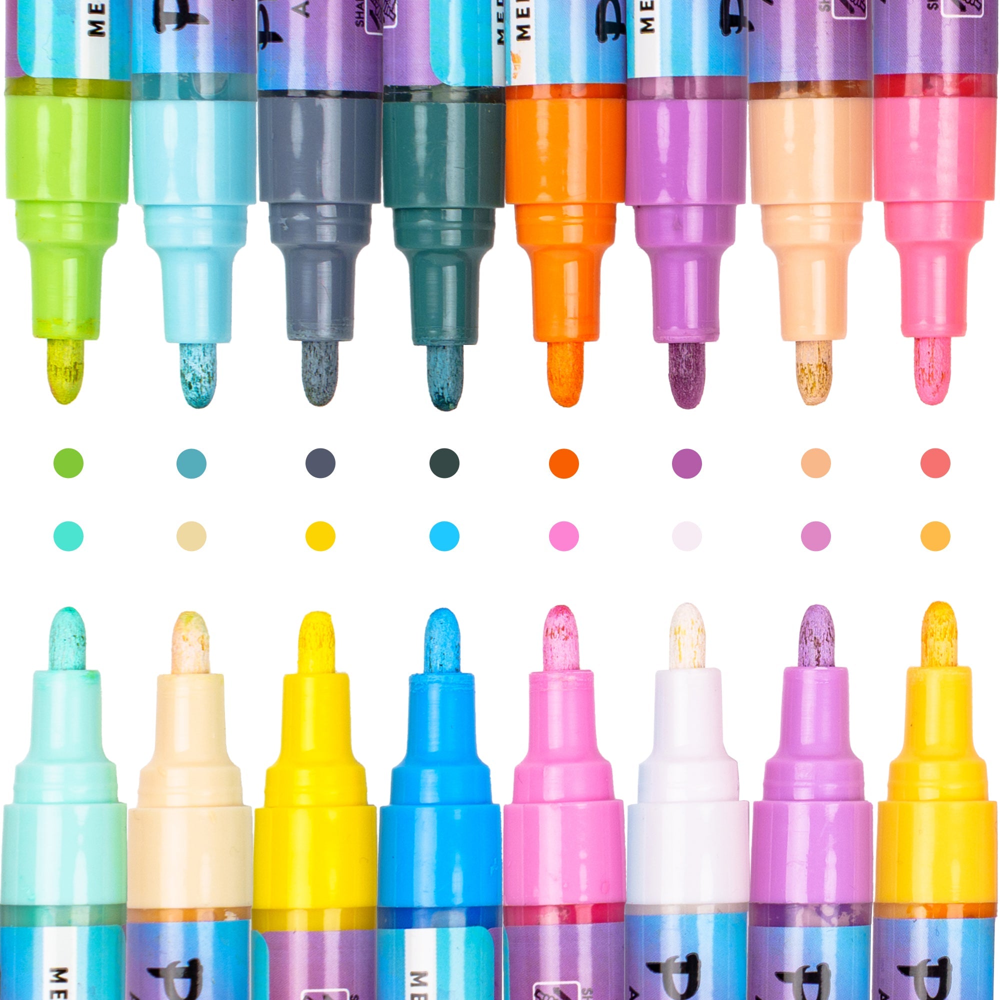 Emooqi Paint Pens, Paint Markers 20 Pack Oil-Based Painting Pen